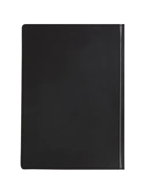Ежедневник недатированный А5+, 136л, VELVET черный  3-115/04