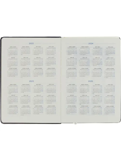 Ежедневник недатированный черный, А5 136 л., Dairy, ATTACHE