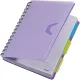 Ежедневник недатированный Bright Colours на спирали, А5, 272 стр, СИРЕНЕВЫЙ