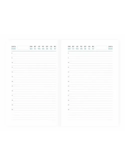 Ежедневник недатированный коричневый,А6,100x150, 320стр,Agenda