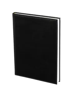Ежедневник недатированный чёрный, А4, 200x270мм, 176 л, ATTACHE Каньон