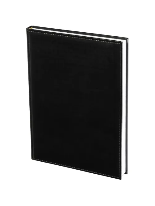 Ежедневник недатированный чёрный, А4, 200x270мм, 176 л, ATTACHE Каньон