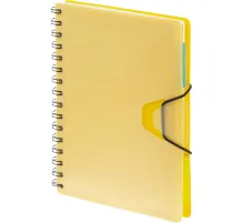 Ежедневник недатированный Bright Colours на спирали, А5, 272 стр., ЖЕЛТЫЙ