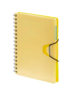 Ежедневник недатированный Bright Colours на спирали, А5, 272 стр., ЖЕЛТЫЙ
