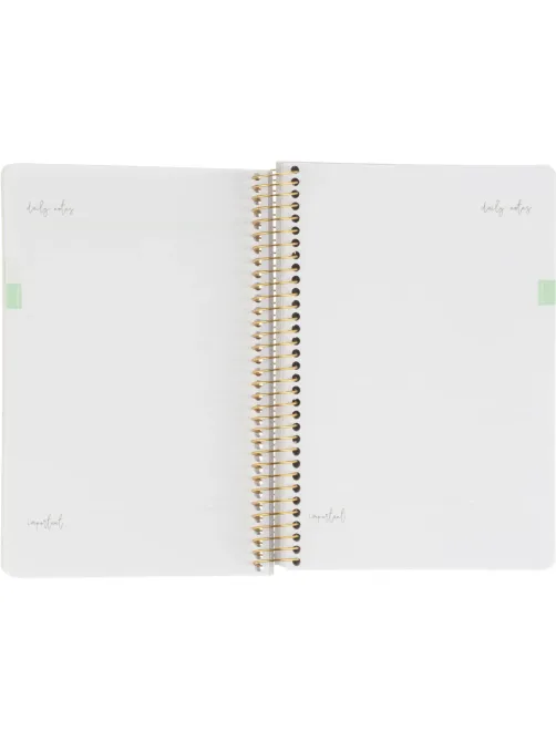 Ежедневник недатированный CUTE DIARY А5,BV,136,ИРИСЫ, зол.греб, 3-701/15