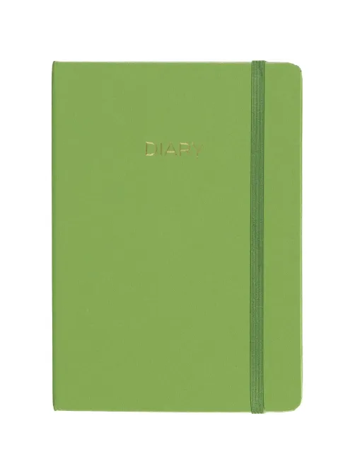 Ежедневник недатированный зеленый, А5 136 л., Dairy, ATTACHE