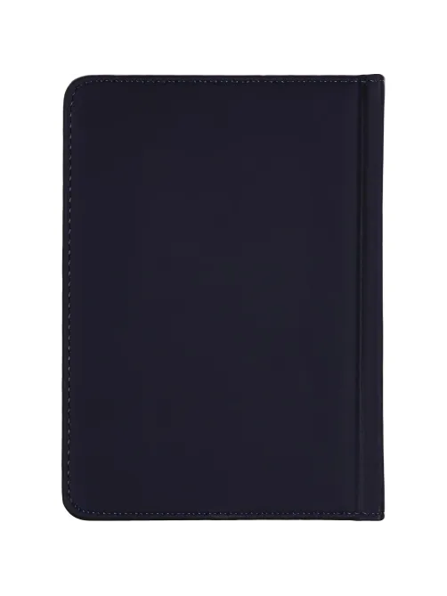 Ежедневник недатированный A6+, 136л, VELVET  темно-синий navy 3-495/16