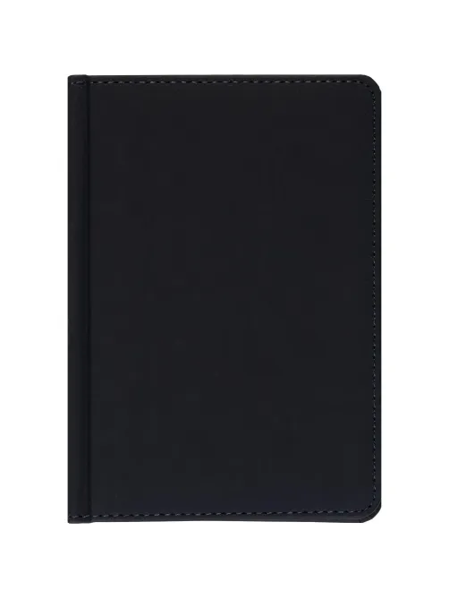 Ежедневник недатированный A6+, 136л, VELVET  темно-синий navy 3-495/16