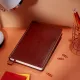 Ежедневник недатированный ATTACHE Priority А5, 143х210мм, 160л, коричневый