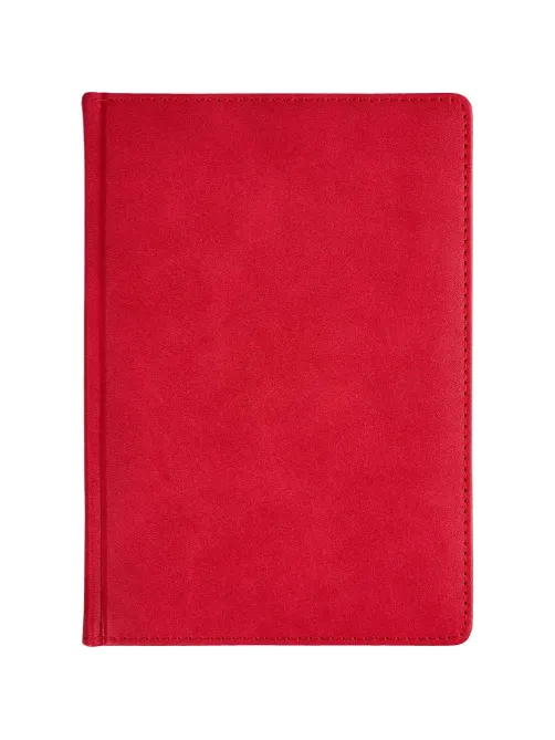 Ежедневник недатированный А5+ CLASSIC иск.кожа КРАСНЫЙ 3-689/04