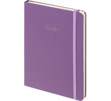 Ежедневник недатированный сиреневый, А5 136 л., Diary, ATTACHE