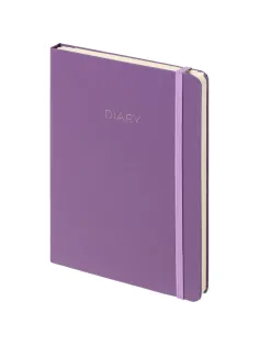 Ежедневник недатированный сиреневый, А5 136 л., Diary, ATTACHE