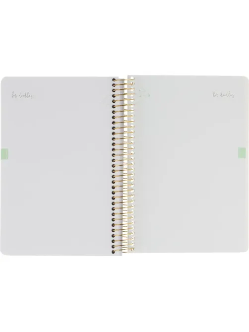 Ежедневник недатированный CUTE DIARY А5,BV,136,лес.яг,зол.греб,3-701/12