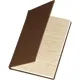 Ежедневник недатированный А5+, 136л, VELVET коричневый  3-115/03