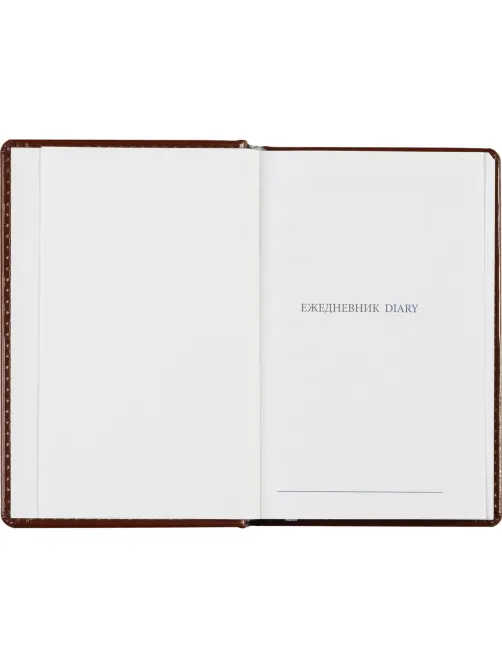 Ежедневник недатированный коричневый,А6,100x150, 320стр,Agenda