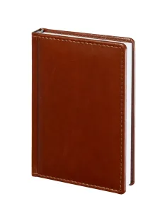 Ежедневник недатированный коричневый,А6,100x150, 320стр,Agenda