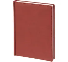 Ежедневник недатированный А5 145 х 205 мм Leader бордовый 272 стр. 3-129/07