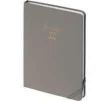Ежедневник недатированный серый, А5,140x200мм, 136 л. ATTACHE