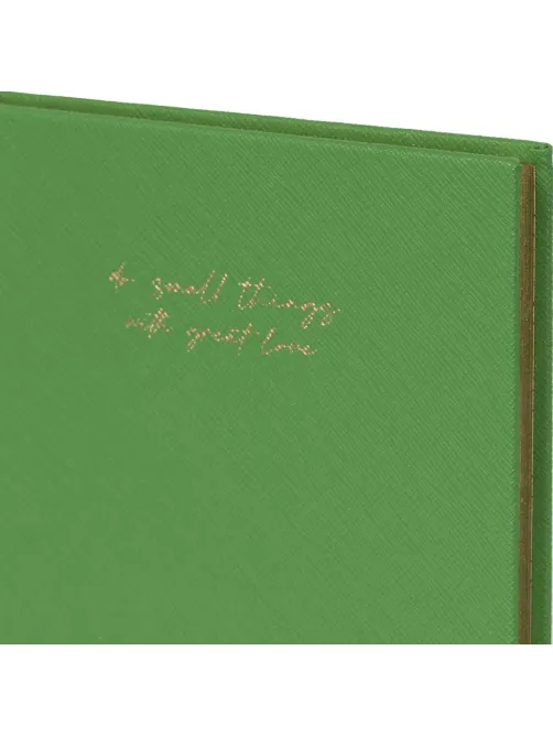 Ежедневник недатированный зеленый, А5 136 л., Do small things, ATTACHE