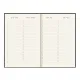 Ежедневник недатированный Deli Simple, A5, 136л, Джинс CN145-Brown
