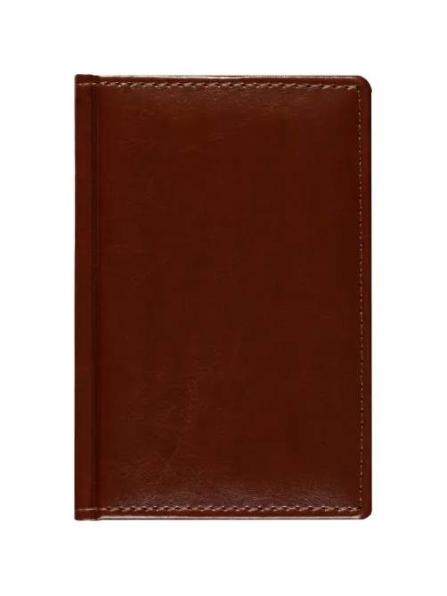 Ежедневник недатированный коричневый,А6,100x150, 320стр,Agenda