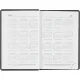Ежедневник датированный 2026, черный,А6, 100х150 мм,336 стр,Agenda