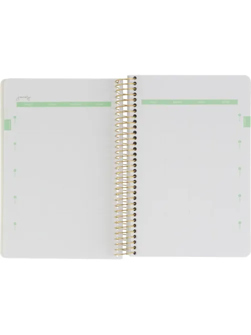 Ежедневник недатированный CUTE DIARY А5,BV,136,лес.яг,зол.греб,3-701/12