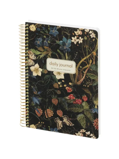 Ежедневник недатированный CUTE DIARY А5,BV,136,лес.яг,зол.греб,3-701/12