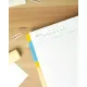 Ежедневник недатированный Bright Colours на спирали, А5, 272 стр., ЖЕЛТЫЙ