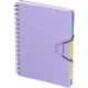Ежедневник недатированный Bright Colours на спирали, А5, 272 стр, СИРЕНЕВЫЙ