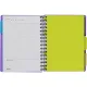 Ежедневник недатированный Bright Colours на спирали, А5, 272 стр, СИРЕНЕВЫЙ