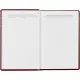 Ежедневник недатированный бордо, А6,100x150, 320стр, Agenda