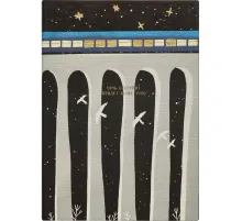 Ежедневник датированный 2026 IF 14х20см 176л, мягкий, Nightfall I1736/train