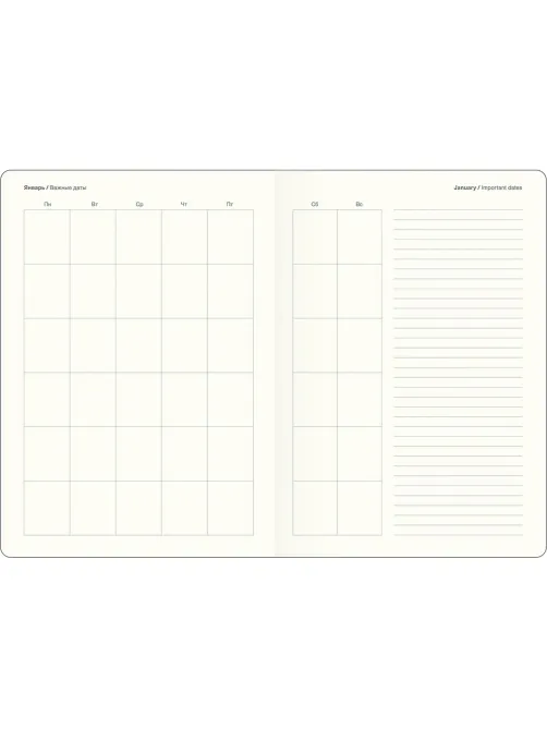 Ежедневник недатированный IF 14х20см 192 стр, твердый, Diary, I1660/black