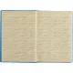 Ежедневник недатированный А5 145 х 205 мм Velvet син флуор 272 стр.3-115/07