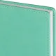 Ежедневник недатированный А5+, 136л, VELVET ментоловый  3-115/33