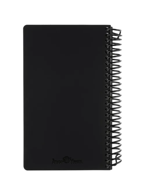 Ежедневник недатированный А5 AGENDA на спирали, черный, 128л 3-746/01
