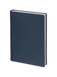Ежедневник недатированный А5+, 136л, VELVET темно - синий  3-115/18