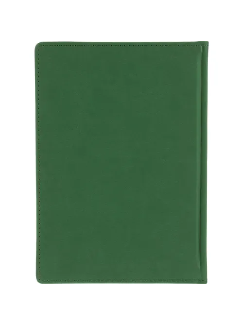 Ежедневник недатированный А5+, 136л, VELVET зеленый  3-115/05