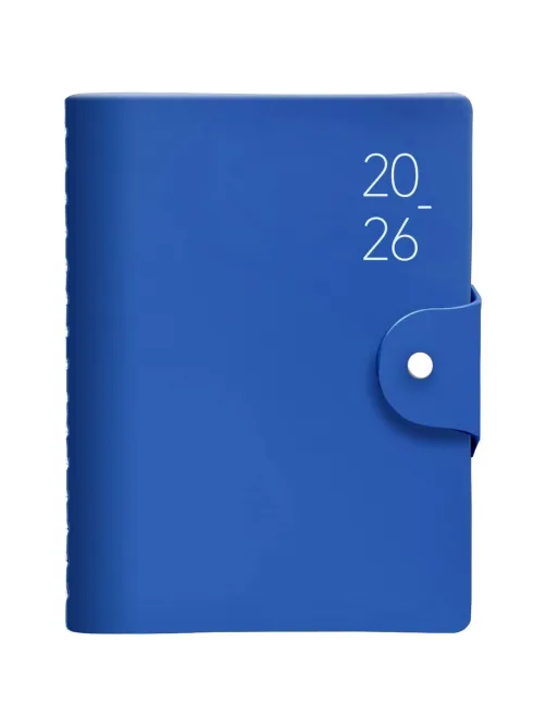 Ежедневник датированный 2026 IF 14х20см 160л, на спир, Basic I1751emb/blue