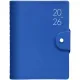 Ежедневник датированный 2026 IF 14х20см 160л, на спир, Basic I1751emb/blue