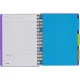 Ежедневник недатированный Bright Colours на спирали, А5, 272 стр, СИРЕНЕВЫЙ