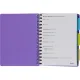 Ежедневник недатированный Bright Colours на спирали, А5, 272 стр, СИРЕНЕВЫЙ