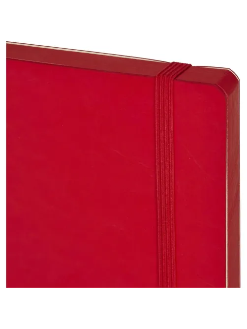 Ежедневник недатированный ATTACHE FLEX красный А5, 136 л. бежевый блок