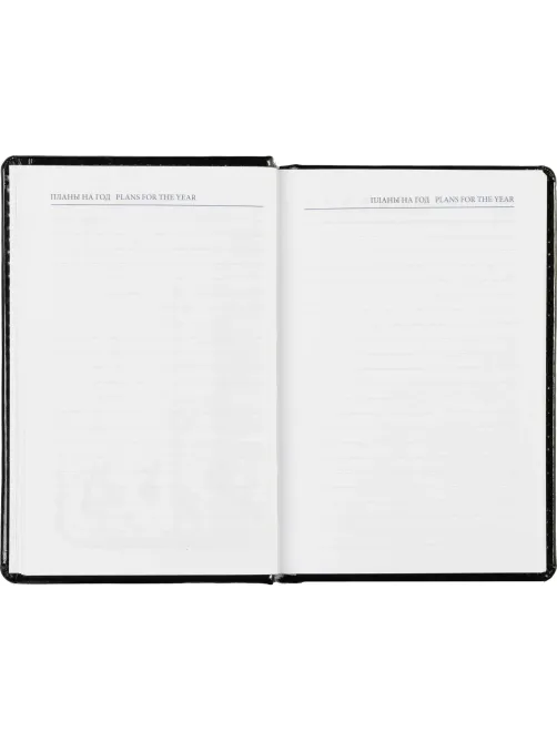 Ежедневник недатированный черн, А6, 100x150, 320стр, Agenda