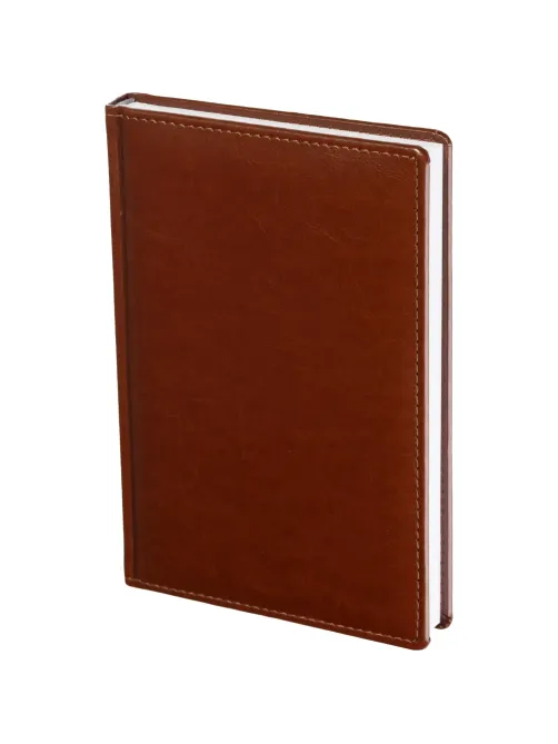 Ежедневник недатированный коричн, А5, 148x218, 352стр, Agenda