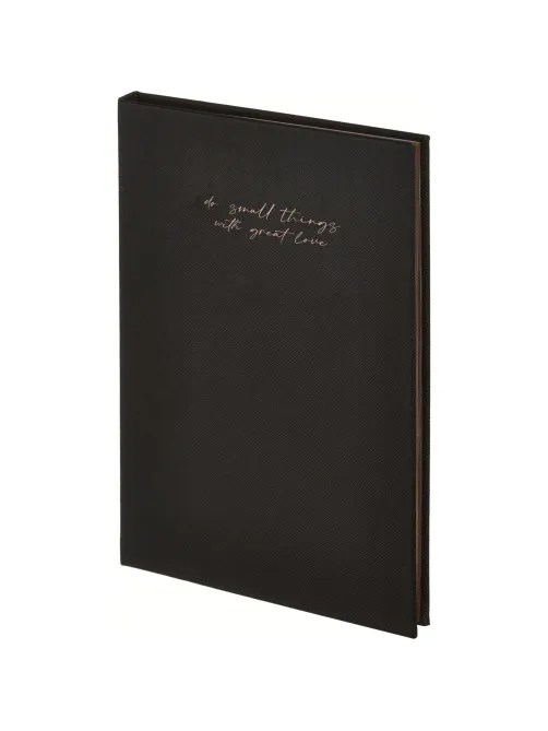Ежедневник недатированный черный, А5 136 л., Plan your life, ATTACHE