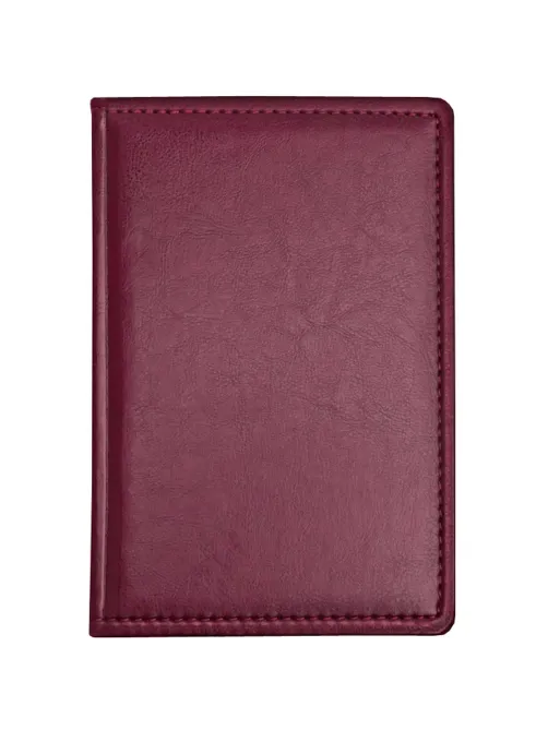 Ежедневник недатированный бордо, А6,100x150, 320стр, Agenda