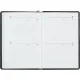 Ежедневник недатированный черн, А6, 100x150, 320стр, Agenda