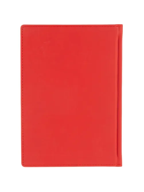 Ежедневник недатированный А5+, 136л, VELVET красный  3-115/10